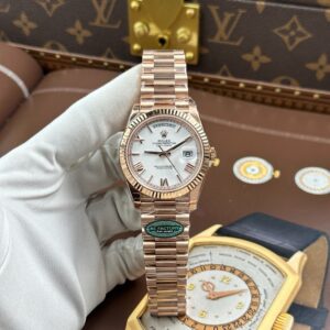 rolex day date 40mm everose gold weiß