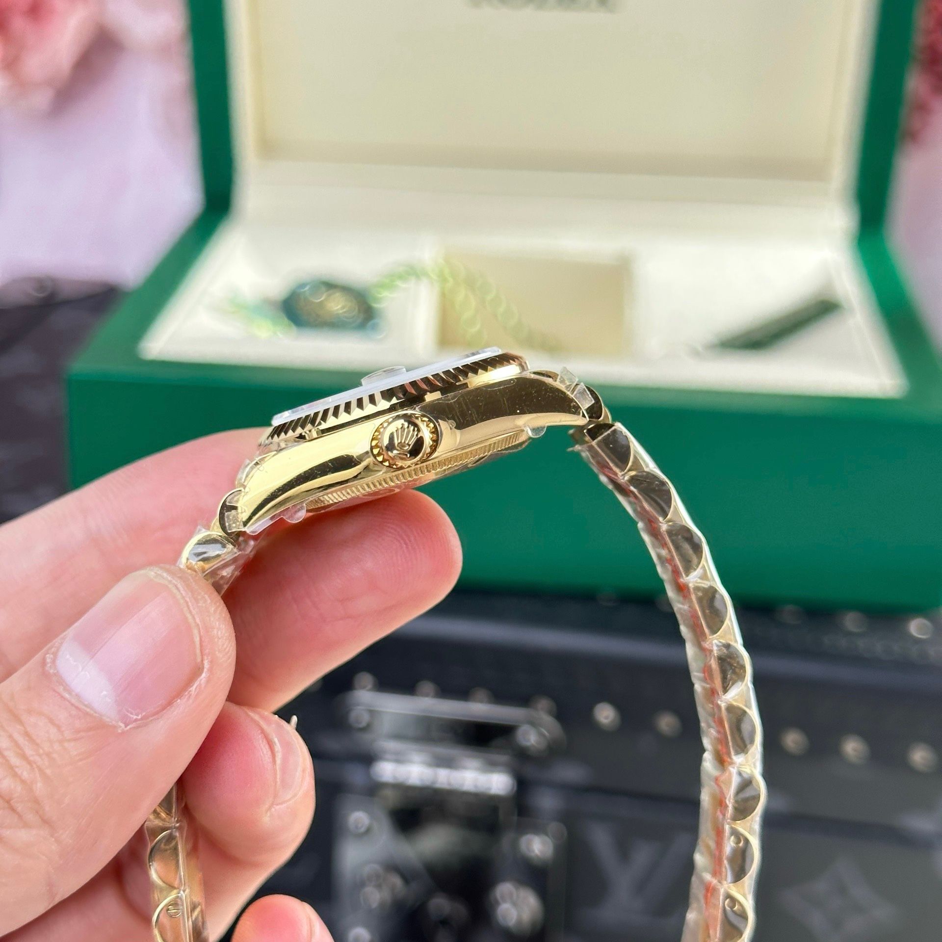 rolex datejust 31mm gelbgold weiß rolex datejust 31mm gelbgold weiß