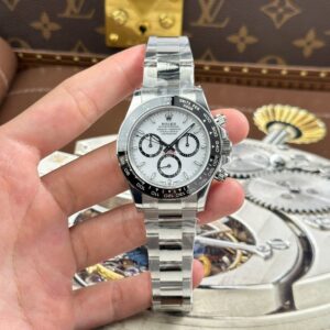 rolex daytona (panda) 40mm weiß edelstahl