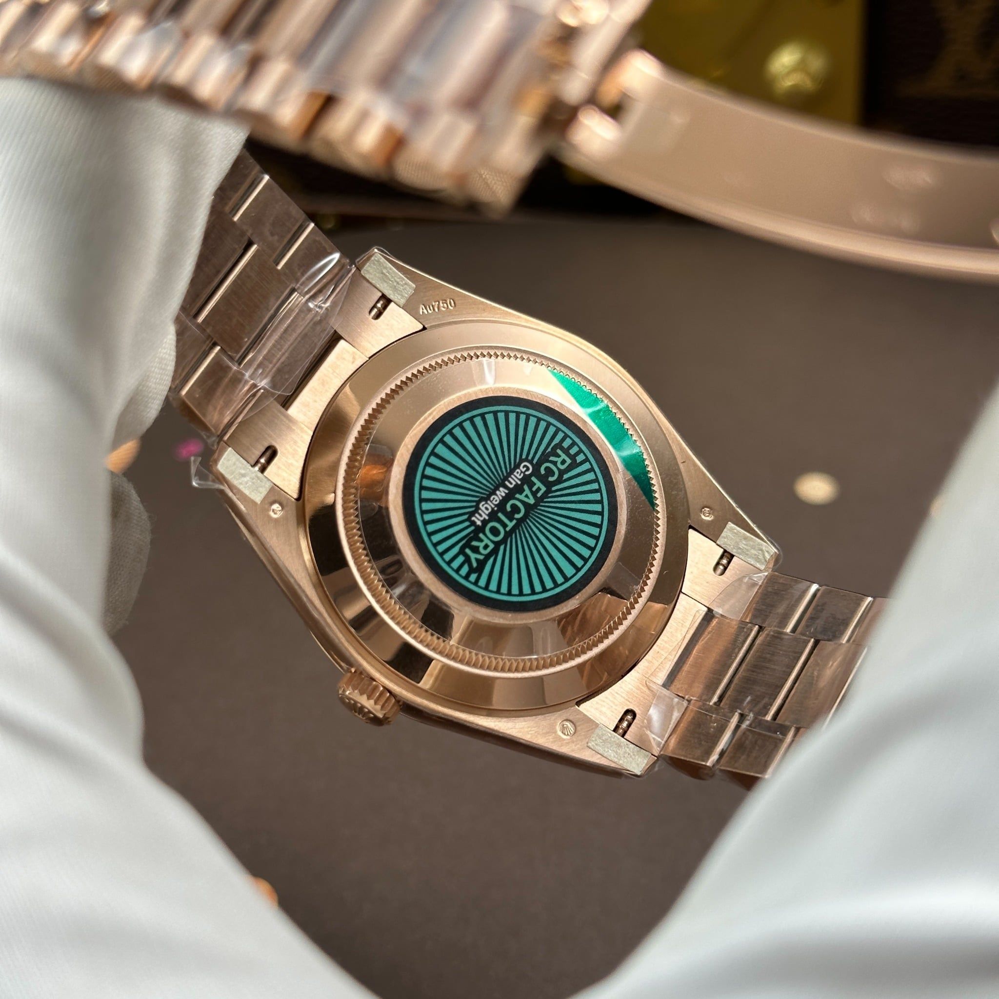 rolex day date 40mm roségold olive grün rolex day date 40mm roségold olive grün