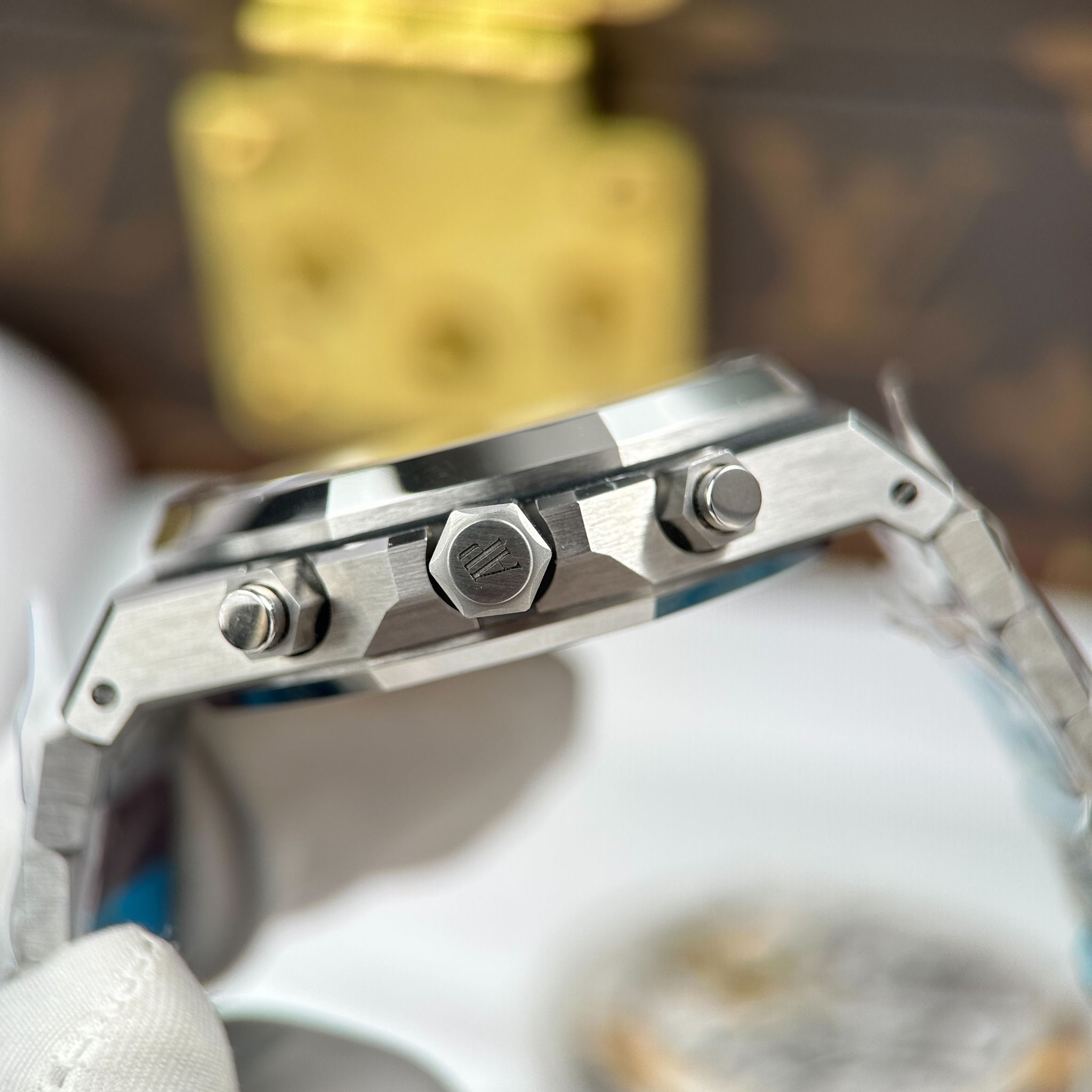 audemars piguet 41mm edelstahl grün chronograph audemars piguet 41mm edelstahl grün chronograph