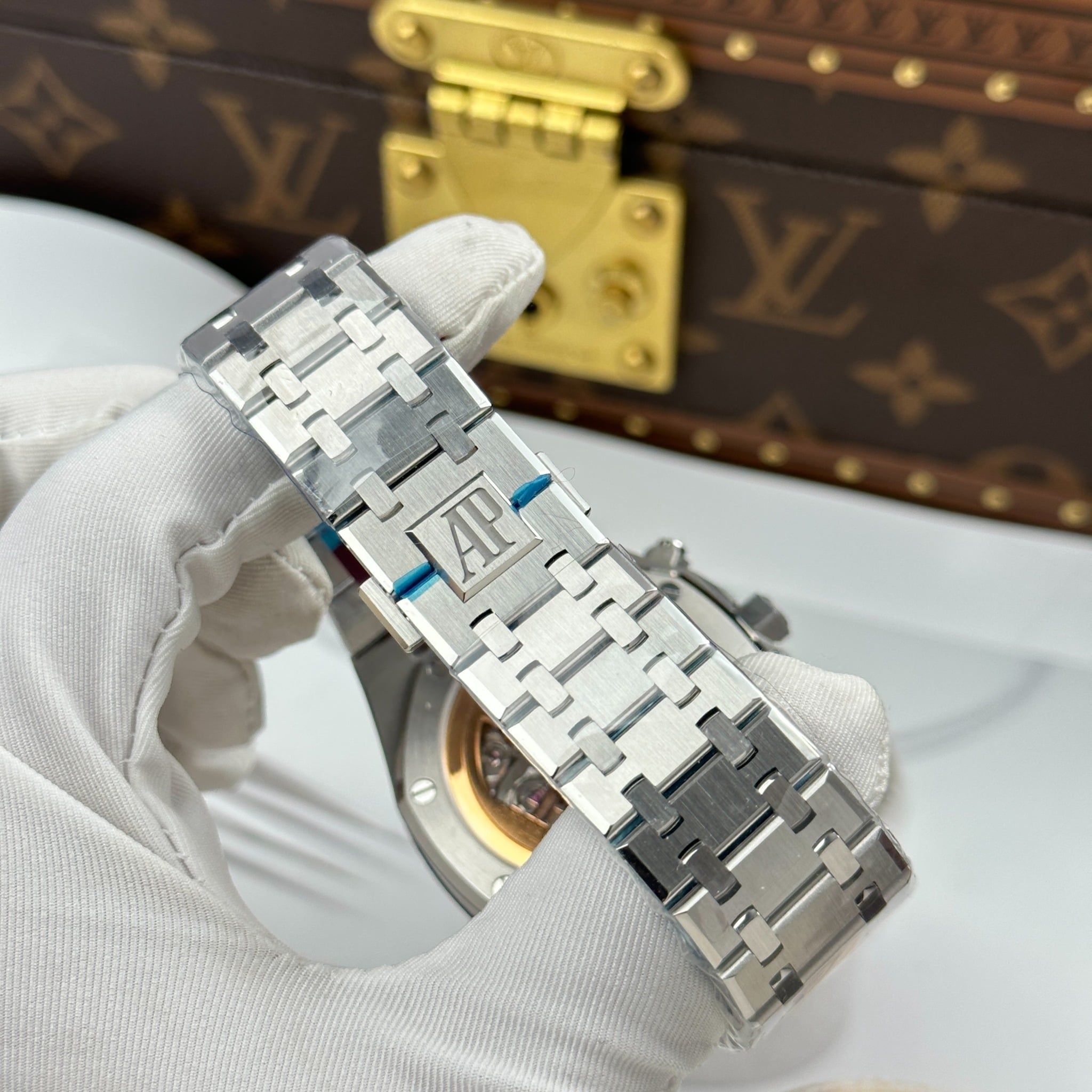 audemars piguet 41mm edelstahl grün chronograph audemars piguet 41mm edelstahl grün chronograph