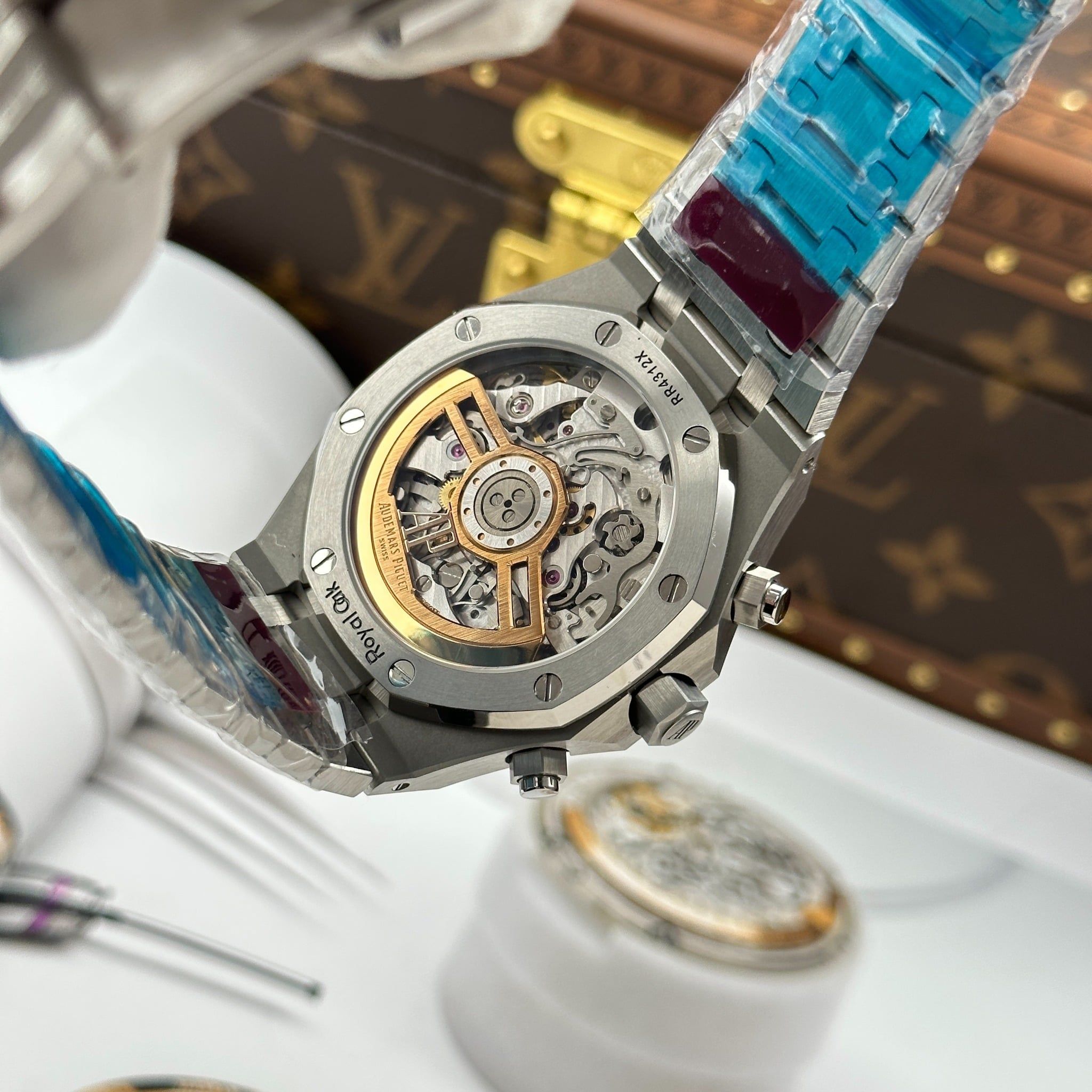 audemars piguet 41mm edelstahl grün chronograph audemars piguet 41mm edelstahl grün chronograph
