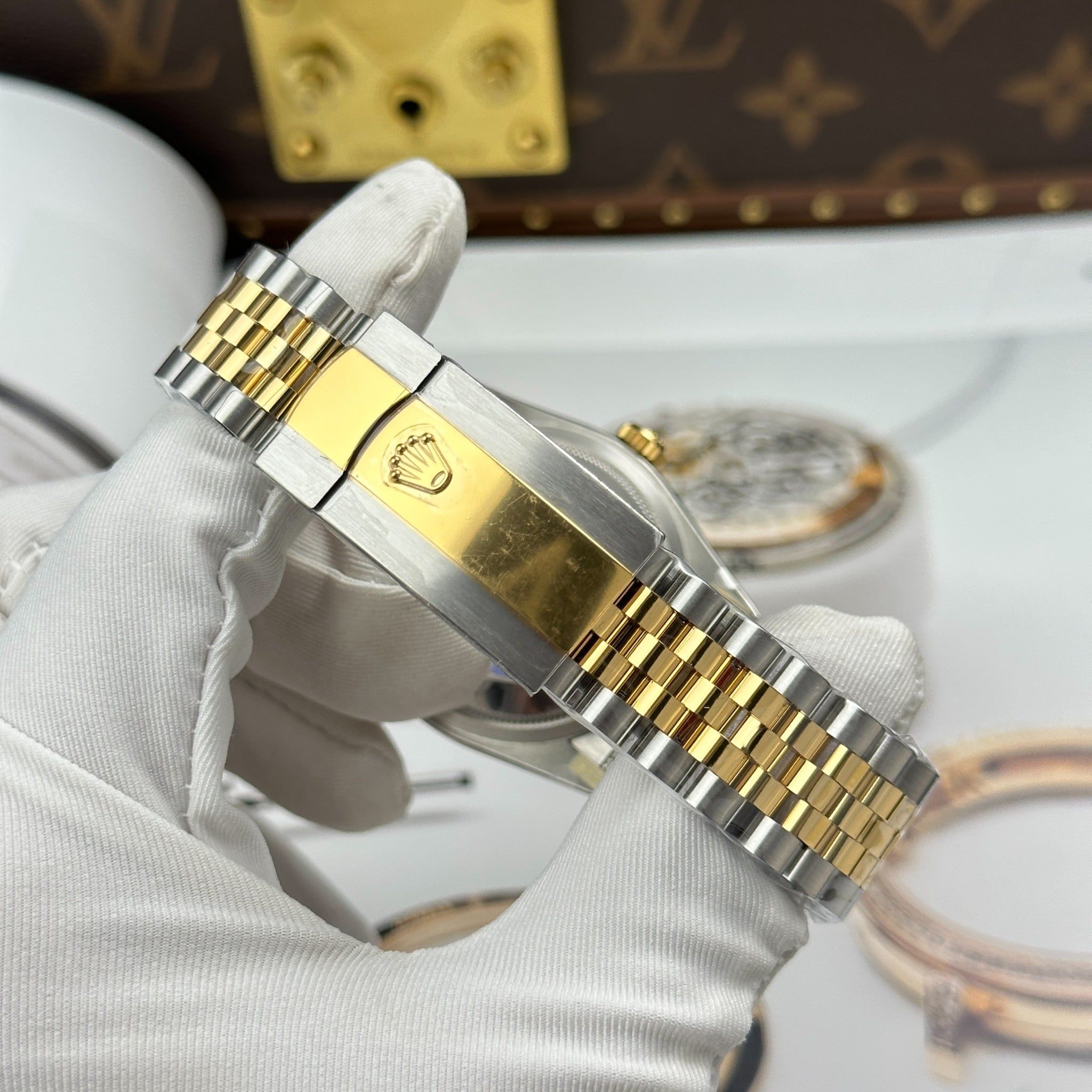 rolex datejust 36mm gold/edelstahl rolex datejust 36mm gold/edelstahl