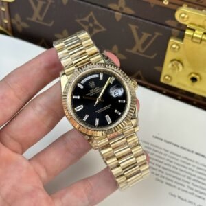 kopie von rolex day date 40mm gelbgold schwarz